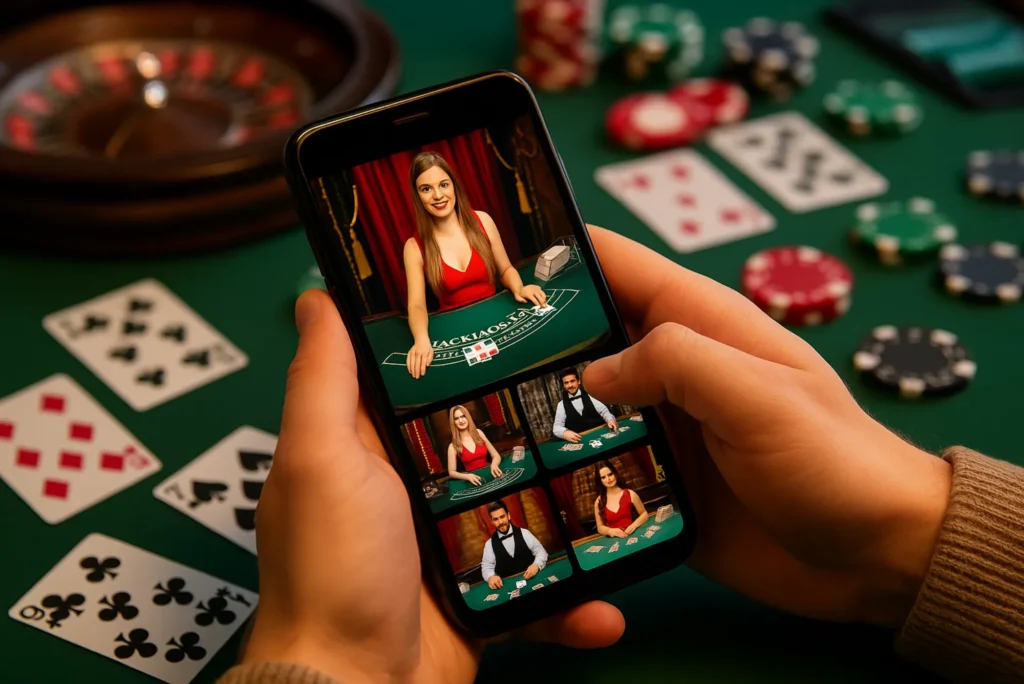 How do I find live dealer games in my preferred language