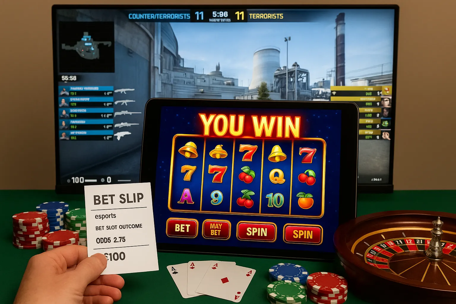 What Happens When You Bet on Slot Outcomes During eSports